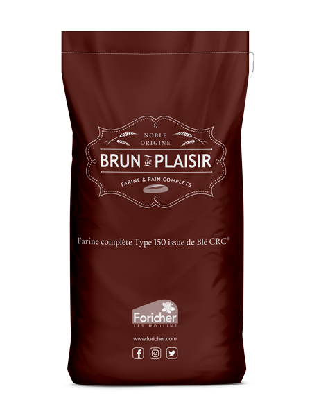 Farine complète t150 brun de plaisir (25kg)