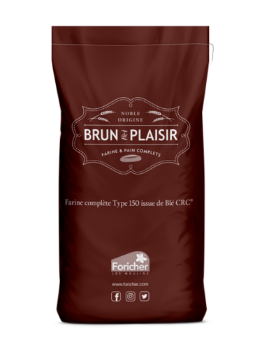 Farine complète t150 brun de plaisir (25kg)