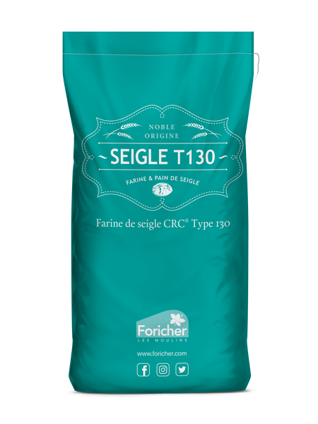 Farine de seigle T130 en sac de 25 kg - Moulin de Nomexy