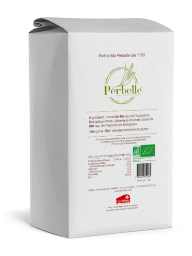 Farine pâtissière Bagatelle T55 CRC sachet 1 kg - Moulin de Nomexy