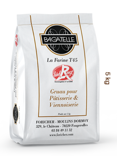 Farine pâtissière Bagatelle T55 CRC sachet 1 kg - Moulin de Nomexy