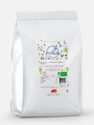 Farine bio française de blés t80 perbelle (5 kg)