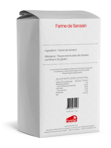 Farine de sarrasin en 1 kg 